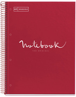 MIQUELRIUS Cahier à spirale "Notebook EMOTIONS", A4, rouge