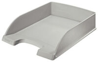LEITZ Corbeille à courrier Plus Standard, A4, gris