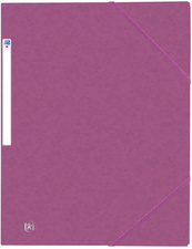 Oxford Chemise à élastique Top File+, A4, prune