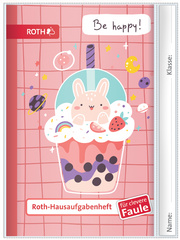 ROTH Hausaufgabenheft Teens für clevere Faule "Bubble Tea