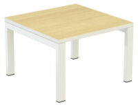 PAPERFLOW Table basse easyDesk, carré, hêtre / blanc