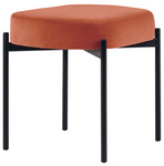 PAPERFLOW Banc oval GAIA, taille S, habillage velours