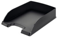 LEITZ Corbeille à courrier Plud Standard, A4, noir