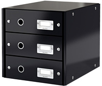 LEITZ Bloc de classement Click & Store WOW, noir