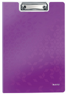 LEITZ Porte-bloc à rabat WOW, A4, polyfoam, violet