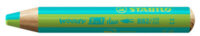 STABILO Crayon multi-talents woody 3en1 duo, turquoise/vert