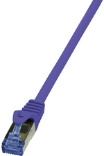 LogiLink Câble patch, Cat. 6A, S/FTP, 0,25 m, violet