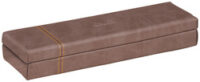 RHODIA Plumier, en simili cuir, chocolat