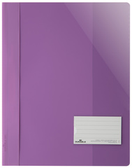DURABLE Chemise à lamelle extra large, A4+, PVC, violet
