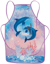 ROTH Tablier de peinture "Dauphins", avec poche frontale