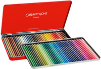 CARAN D'ACHE Crayons de couleur SUPRACOLOR, étui métal de 80