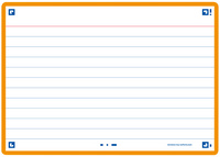 Oxford Fiches "Flash 2.0", 105 x 148 mm, orange
