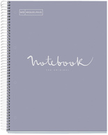 MIQUELRIUS Cahier à spirale "Notebook EMOTIONS", A4, gris