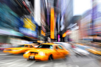 PAPERFLOW Poster mural "Manhattan Taxi", en plexiglas
