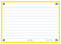 Oxford Fiches "Flash 2.0", 105 x 148 mm, jaune
