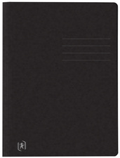 Oxford Chemise à lamelle Top File+, A4, noir