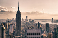 PAPERFLOW Poster mural "Hiver à New York", en plexiglas