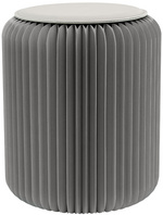 PAPERFLOW Tabouret pliable Flexistool, hauteur: 420 mm, gris