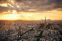 PAPERFLOW Poster mural "Paris", en plexiglas