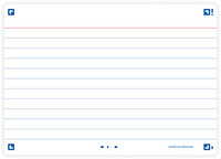 Oxford Fiches "Flash 2.0", 105 x 148 mm, ligné, blanc