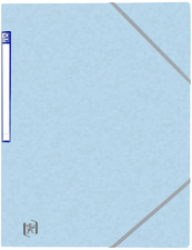 Oxford Chemise à élastique Top File+, A4, bleu pastel