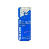 REDBULL CANETTE BOISSON ENERGISANTE SEA BLUE EDITION JUNEBERRY 250ML