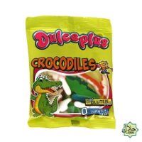 DULCEPLUS BONBONS CROCODILES LISSES HALAL SANS GLUTEN 100G
