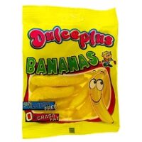 DULCEPLUS BONBONS BANANAS SUCREES HALAL SANS GLUTEN 100G