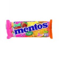 MENTOS DRAGEES FRUIT 3x38G