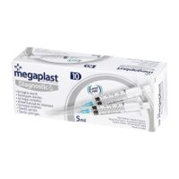 MEGAPLAST DIAGNOSTIC SERINGUES STERILES SANS DOULEUR 5ML x10PCS