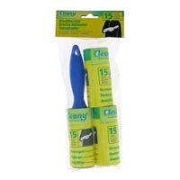 CLEANY BROSSE ADHESIVE POUR TOUS TEXTILES + 2 RECHARGES 15 FEUILLES