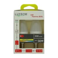 LUTECE AMPOULE LED FLAMME E14 4W 3000K x2