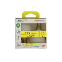 LUTECE AMPOULE LED SPHERIQUE E14 4W 3000K x2