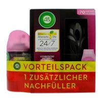 AIRWICK DESODORISANT DIFFUSEUR AUTOMATIQUE KIT + RECHARGE HUILES ESSENTIELLES 2x250ML