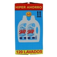 SKIP LESSIVE LIQUIDE NETTOYAGE EN PROFONDEUR 60 LAVAGES 2,7L - LOT DE 2