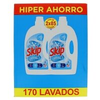SKIP LESSIVE LIQUIDE NETTOYAGE EN PROFONDEUR 85 LAVAGES 3,825L - LOT DE 2