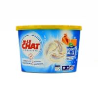 LE CHAT SENSITIVE LESSIVE DISCS 4EN1 SAVON DE MARSEILLE & ALOE VERA 23 DOSES