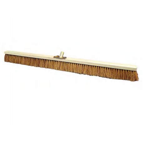 Balai coco pro monture bois douille métal inclinée L 120cm