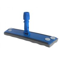 Balai trapèze bleu avec semelle mousse 40cm