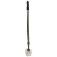 Balayette WC brosse boule manche long 65cm