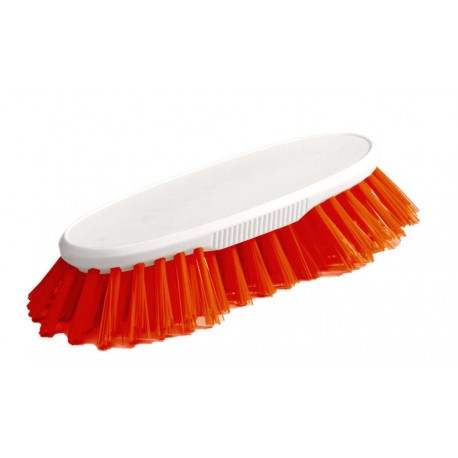 Brosse droite polyester mi-dur / Monture PP 21cm / Gamme alimentaire