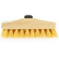 Brosse lave-pont chiendent / Monture bois douille à vis L 22cm
