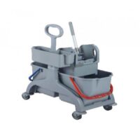 Chariot double seaux 2X18L avec presse à plat