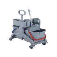 Chariot double seaux 2X18L avec presse à machoire