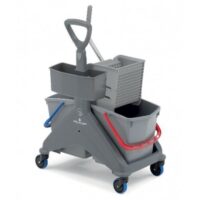 Chariot de lavage ONEFRED 2x15l avec presse à plat