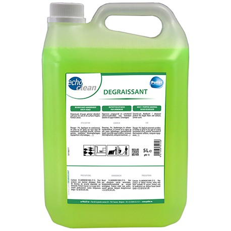 ECHOCLEAN DEGRAISSANT ammoniaqué multi-usages - Bidon 5L