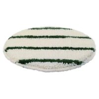 Disque coton bonnette rayures vertes Ø406mm