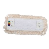 Frange coton à poche et languette 40cm pour support à plat