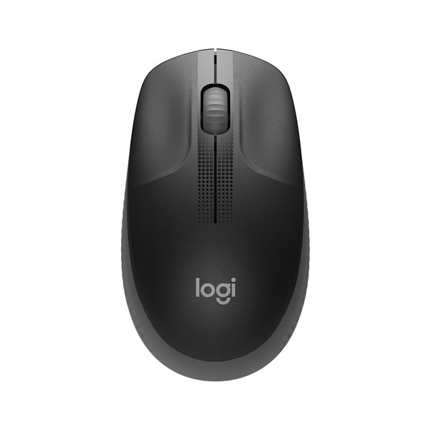 Logitech Mouse M190 Wireless FULL-SIZE black für mittelgroße bis große Hände