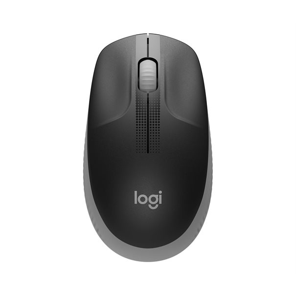 Logitech Mouse M190 Wireless FULL-SIZE grey für mittelgroße bis große Hände